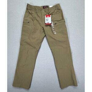 Tru-Spec 24-7 Series Agility Pants Mens 34x32 Khaki Tan Tactical Stretch NWT